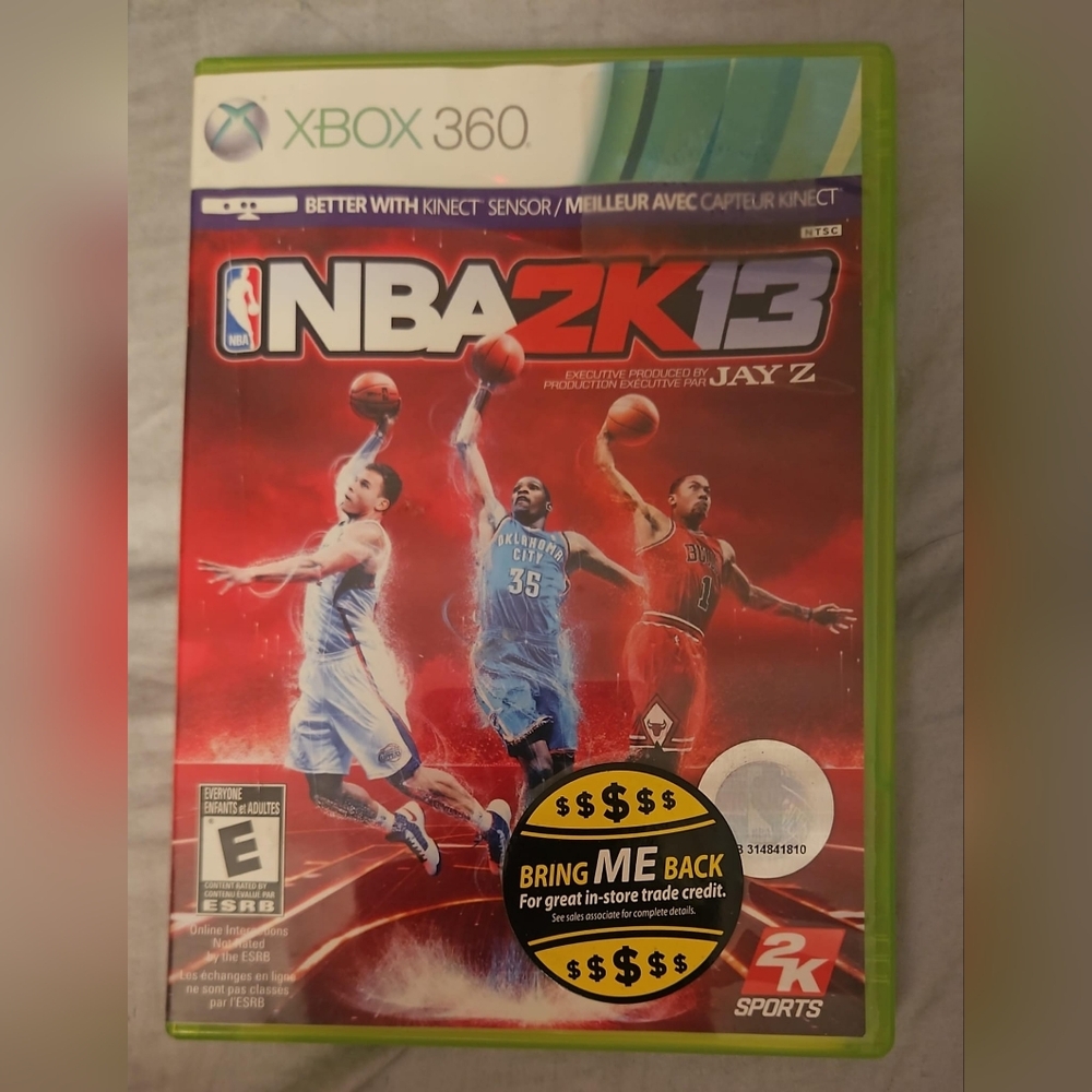 NBA 2K13 (Microsoft Xbox 360, 2012)